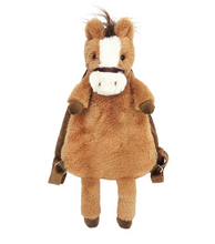 Load image into Gallery viewer, TRUFFLES HORSE PLUSH BACKPACK
