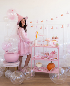 Pink Witch Hat Banner