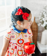 Load image into Gallery viewer, Hope Hair bow - Apple Red

