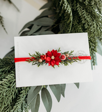 Load image into Gallery viewer, Poinsettia Christmas Nylon Headband
