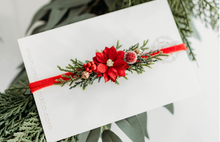 Load image into Gallery viewer, Poinsettia Christmas Nylon Headband
