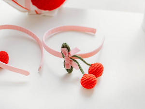 Cherry Headband - Pink