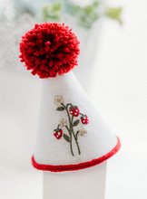 Load image into Gallery viewer, Strawberry Embroidery  - Party Hat
