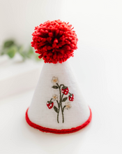 Load image into Gallery viewer, Strawberry Embroidery  - Party Hat
