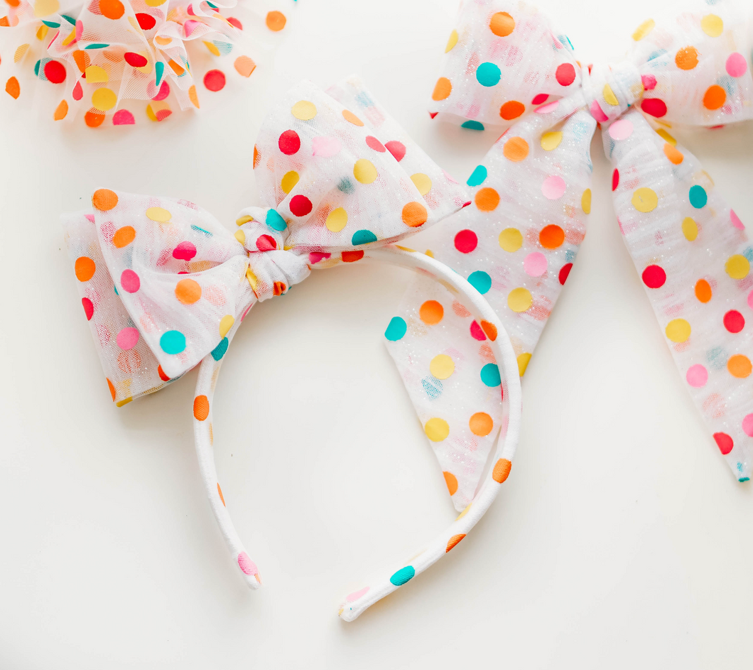 Opal Headband - Happy Dots