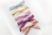 Load image into Gallery viewer, Little Tally Hairbow SET - Blush Rainbow
