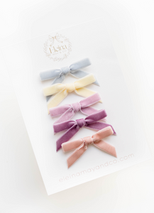 Little Tally Hairbow SET - Blush Rainbow