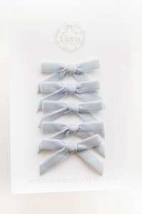 Little Tally Hairbow SET - Soft Blue