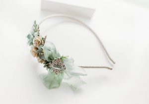 Evangeline Headband - Sage