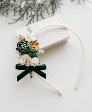 Load image into Gallery viewer, Ella Headband - Velvet Pine- PREORDER
