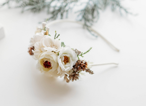 Leah Headband - Ivory Winter - PREORDER