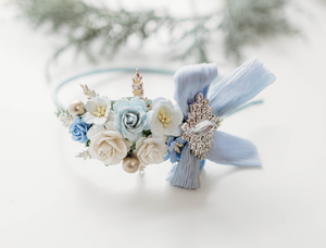 Evangeline Headband - Sleigh Bells & Silk - PREORDER