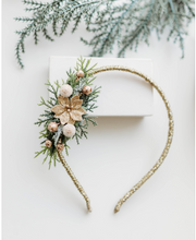 Load image into Gallery viewer, Ella Headband TRIO SET - POINSETTIA - PREORDER
