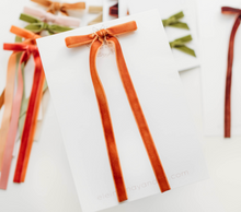 Load image into Gallery viewer, Tally hair bow - Cinnamon Orange
