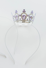 Load image into Gallery viewer, Empress Theodora - Mini Crown (Silver/Purple)
