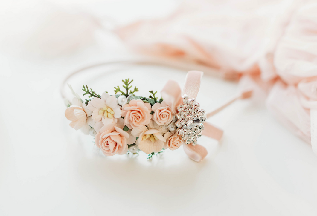 Ella Headband - Rosewater