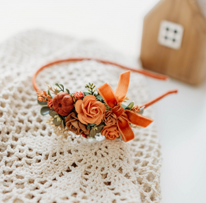 Ella Headband - Pumpkin Whisper