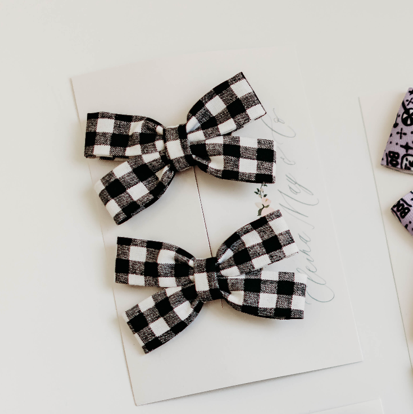Isla Black Pigtail Set - Halloween