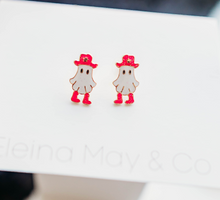 Load image into Gallery viewer, Pink Ghost - Earrings
