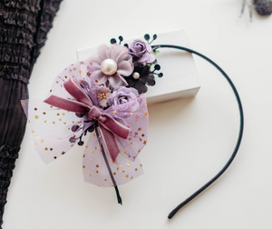 Evangeline Headband - Purple Potion
