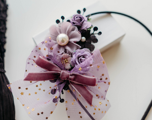 Evangeline Headband - Purple Potion