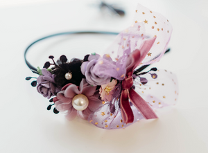 Evangeline Headband - Purple Potion