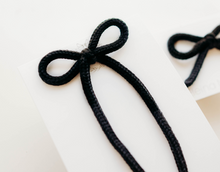 Load image into Gallery viewer, Cami Bow Long Tails - Black
