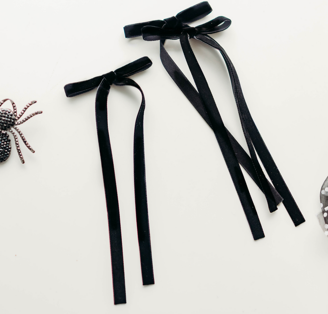 Tally hair bow - Black