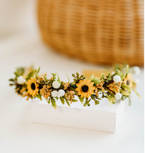 Claire Headband - Sunflowers