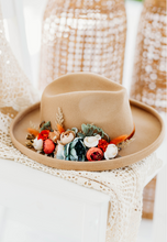 Load image into Gallery viewer, Willow Floral Hat - JUNIPER
