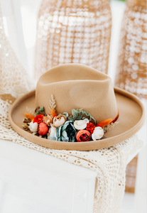 Willow Floral Hat - JUNIPER