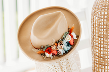 Load image into Gallery viewer, Willow Floral Hat - JUNIPER
