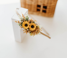 Load image into Gallery viewer, Little Ella Headband  - Sunflower Dreams
