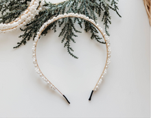 Load image into Gallery viewer, Miss Pearl Rhinestone Tiara
