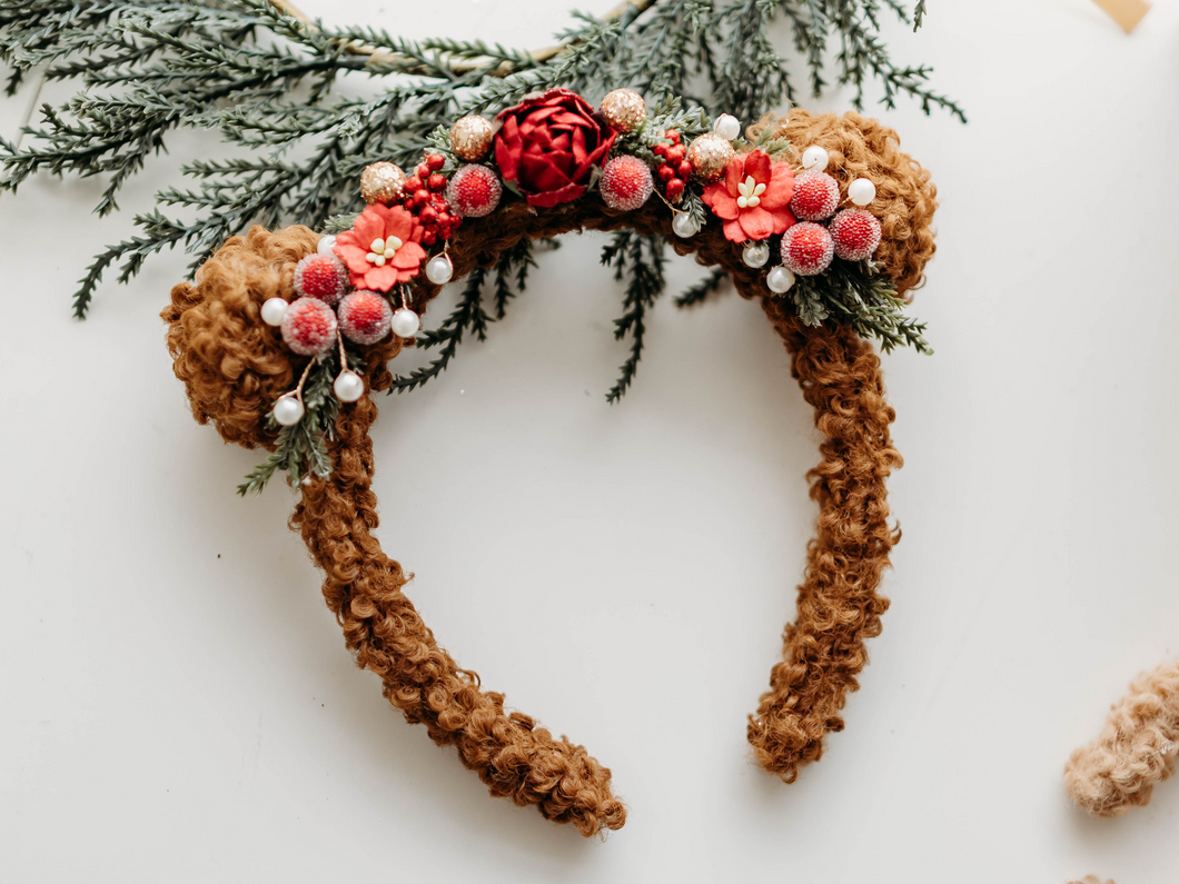 KIKI Bear Headband - Brown