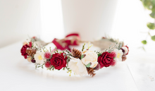 Load image into Gallery viewer, The Holly Christmas Crown

