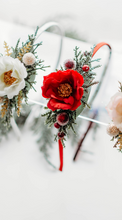 Load image into Gallery viewer, Winter Blessing Headband - Red
