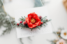 Load image into Gallery viewer, Winter Blessing Hair Clip - Red
