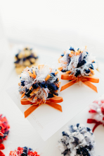 Load image into Gallery viewer, Game Day Sparkle Poms CLIP SET - Denver Dream Pom
