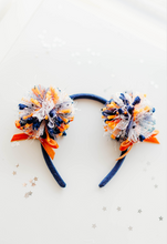 Load image into Gallery viewer, Game Day Sparkle Poms HEADBAND - Denver Dream Pom
