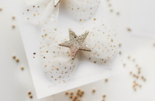 Load image into Gallery viewer, Honey Pigtails - Ivory Stars

