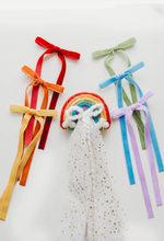 Load image into Gallery viewer, Tally  Hairbow SET - Primary Rainbow
