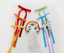 Load image into Gallery viewer, Tally  Hairbow SET - Primary Rainbow
