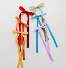 Load image into Gallery viewer, Tally  Hairbow SET - Primary Rainbow

