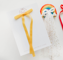 Load image into Gallery viewer, Tally hair bow - Yellow
