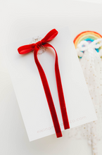 Load image into Gallery viewer, Tally hair bow - Red
