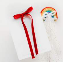 Load image into Gallery viewer, Tally hair bow - Red
