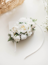 Load image into Gallery viewer, Leah Floral Headband - White Heaven
