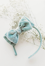 Load image into Gallery viewer, Sandy Velvet - Dusty Tea Blue
