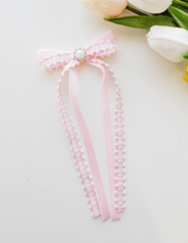 Load image into Gallery viewer, Winnie Bow - Pink Gingham
